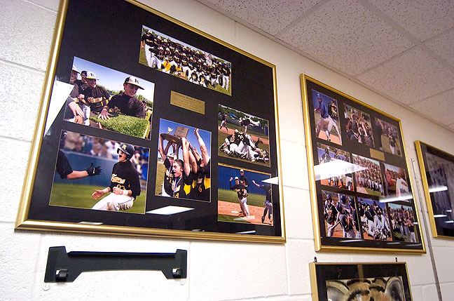 Citizens Bank of Ada mounted and framed these and other images of Roff's recent state championships. Not only are they my images, I felt like I shot really well at those events.
