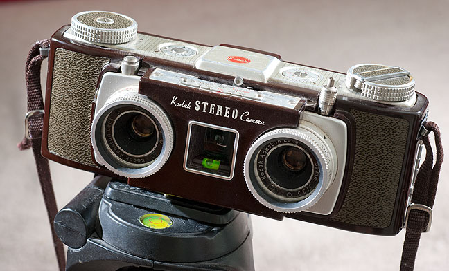 A work of art that makes works of art: the Kodak Stereo Camera of 1950s vintage.