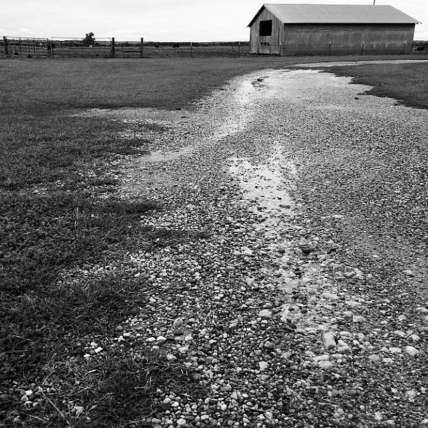 I made this image using Instagram in Ryan, Oklahoma, and applied one of the app's grayscale filter options.