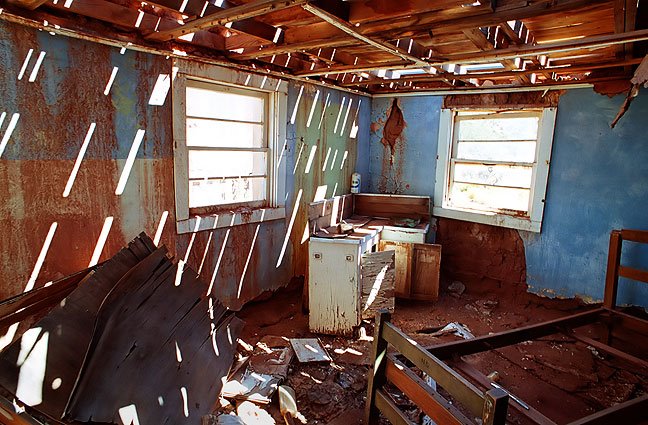 Abandoned house, Cuervo, New Mexico, September 2000