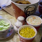 Since I don't eat meat, I enjoyed some of KFC's side dishes.