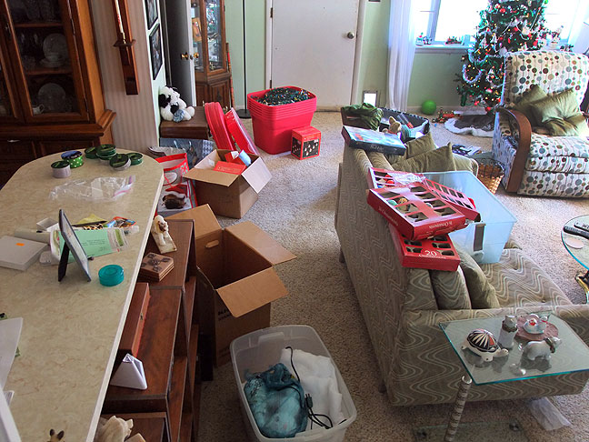 O, after Christmas mess, who can frame your fearful symmetry?