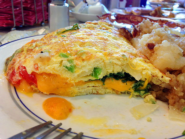 The breakfast at the Bel-Loc Diner in suburban Baltimore is one of my favorites, not for the food as much as for the mood.