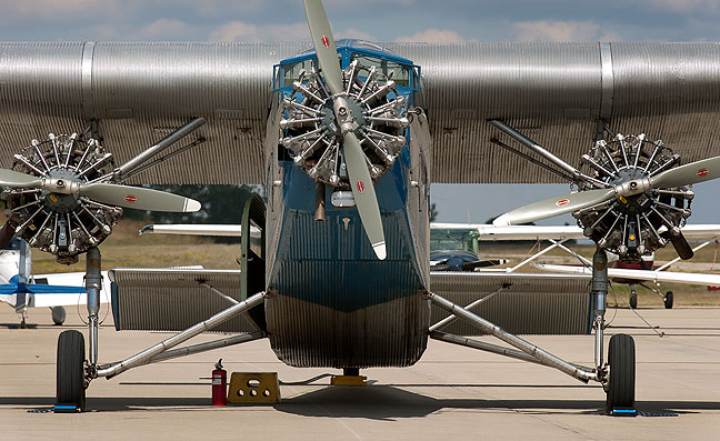Despite its legend, there is nothing even remotely elegant about the Ford Tri-Motor.