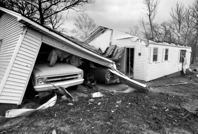 There are few things as archetypically Oklahoman as small-town tornado damage, and this, from Pickett, Oklahoma, was part of a very memorable day in my life as a photojournalist.