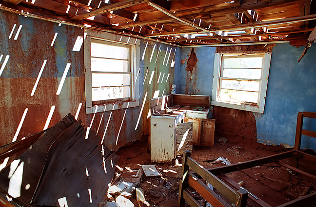 This abandoned house in Cuervo, New Mexico was perfectly photogenic.