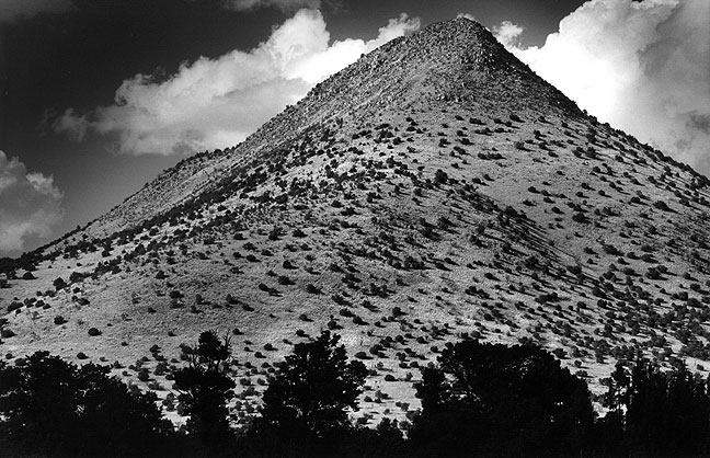 Tres Montosas, a peak on U.S. 60 near Magdalena, New Mexico; I spotted this handsome peak on the road to the VLA.