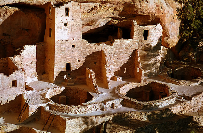 Cliff Palace, afternoon, Mesa Verde