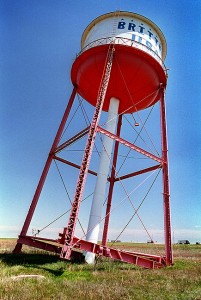 The Famous Leaning Tower near Groom, Texas