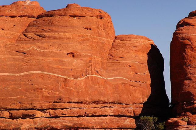 Sandstone stands watch at Canyonlands National Park.