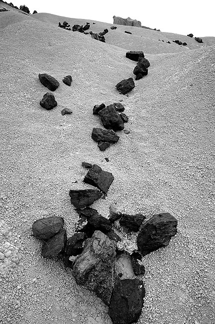 Stones in wash, western Big Bend National Park.