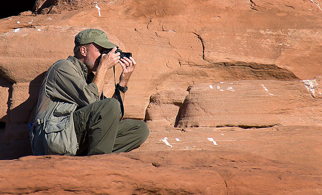 Making pictures in Arches National Park