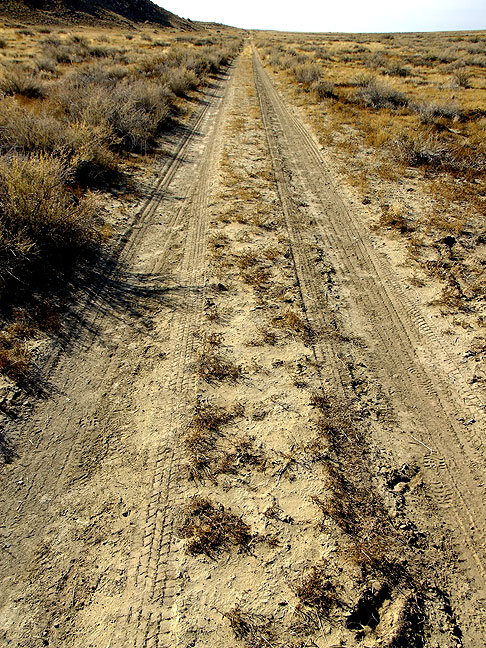 The last part of the South Mesa trail follows this Park Service maintenance road