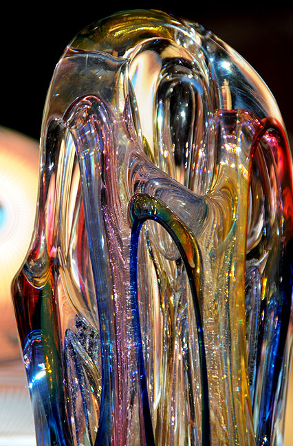 Abby photographed this beautiful glass sculpture at a shop in Santa Fe.