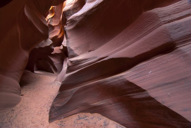 The lines and light in this image make it one of my favorites from Water Holes Canyon.