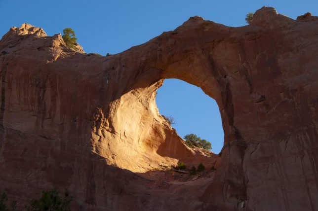 Window Rock is the home of the Navajo Nation.