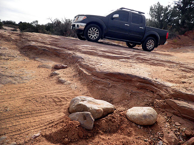Our Nissan Frontier LE 4WD truck performed well on any of the four-wheel-drive roads I encountered.