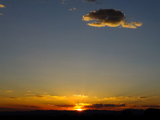 This is one of the images I made during a nice sunset about 20 miles south of Santa Fe.