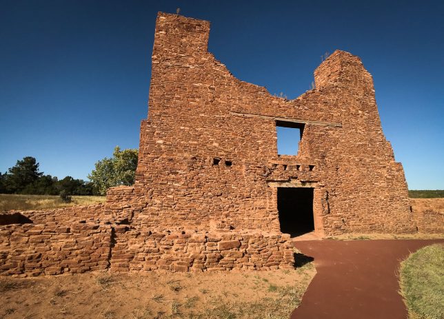 The Quarai Mission is part of the Salinas Pueblo Missions National Monument.
