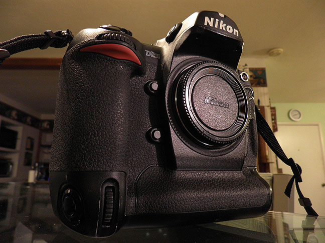 One of my Nikon D2H digital cameras