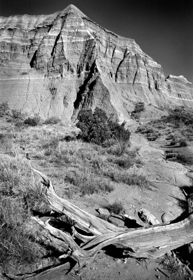 I made this black-and-white film image at Palo Duro Canyon in May 2002. It was one of the last times I shot film on a hiking trip.
