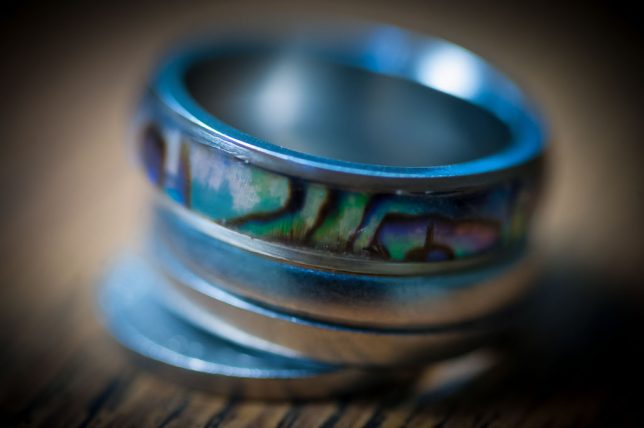 Macro lenses do macro best, as in this image made of a couple of my rings. Note the super-shallow depth of field. As I write this, I am also starting to write about focus stacking for macro images, so stay tuned.
