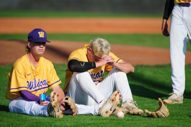 I always feel bad for the kids who lose in the playoffs, like these Wister baseball players last week.