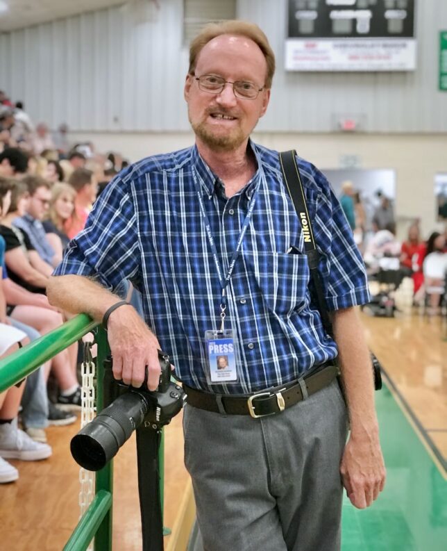 Heather Power was making pictures with a Fujifilm Instax Mini 11 instant camera at Thursday's Stonewall commencement, so I asked her to make this photo of me.