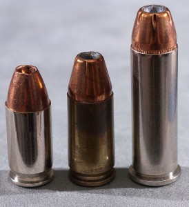 The .380 ACP vs the 9mm Parabellum vs the .38 Special; all cartridges ...