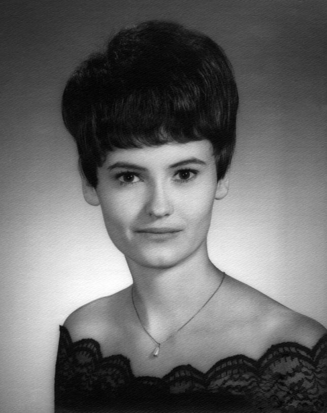 This is Abby's senior portrait, made in 1968. As you can see, she has always been beautiful.