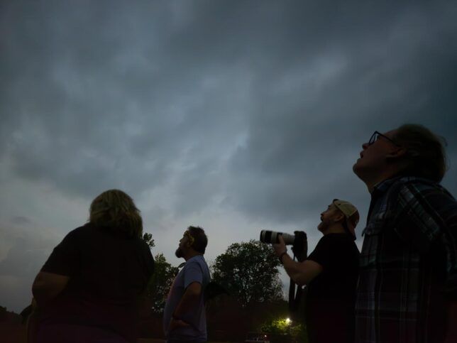 We were all equally struck by how dark it got, and how quiet it got, at the start of the eclipse totality. 
