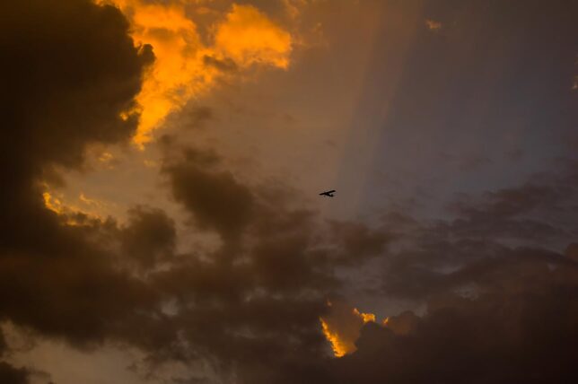 Small airplanes + big skies = beauty. 