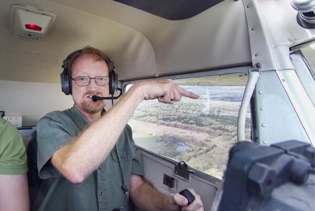Richard flies a Cessna 150 in the spring of 2023.