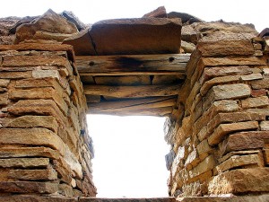 Masonry at the Penasco Blanco great house, Chaco Canyon