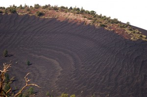 Cinder slope, Sunset Crater.