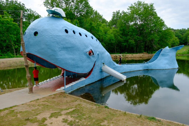 The Blue Whale of Catoosa is a fun and funny attraction that I had never visited before.